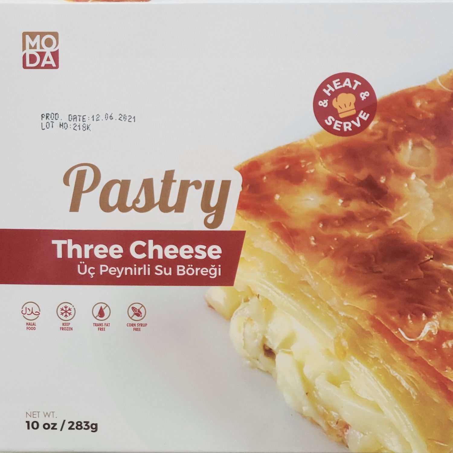 MODA Three Cheese Pastry Su Boregi 10oz (283g)
