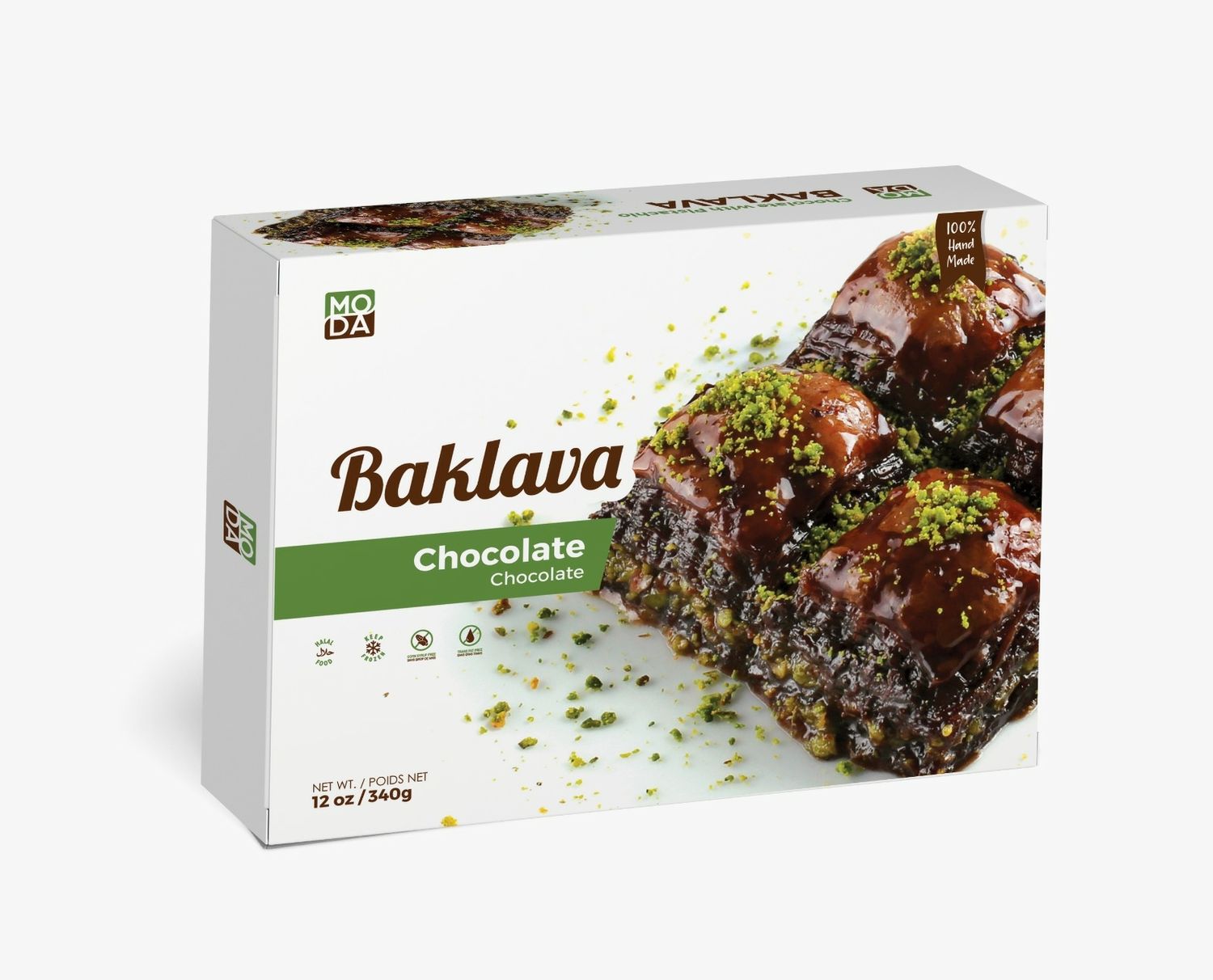 MODA Baklava with Chocolate 12oz (9pcs)