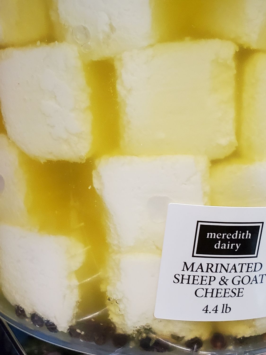 Meredith Dairy Marinated Sheep &amp; Goat Cheese 4.4lb