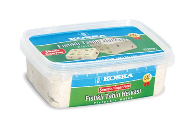 Koska Diabetiker Pistachio Halva - 8.82oz (250g), Diabetik Fistikli Helva, Sugar Free