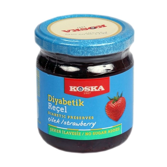 Koska Diabetic Strawberry Molasses (Diabetik Cilek Receli) 240g