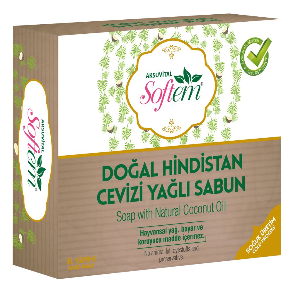 Aksu Vital Natural Coconut Oil Soap 130g