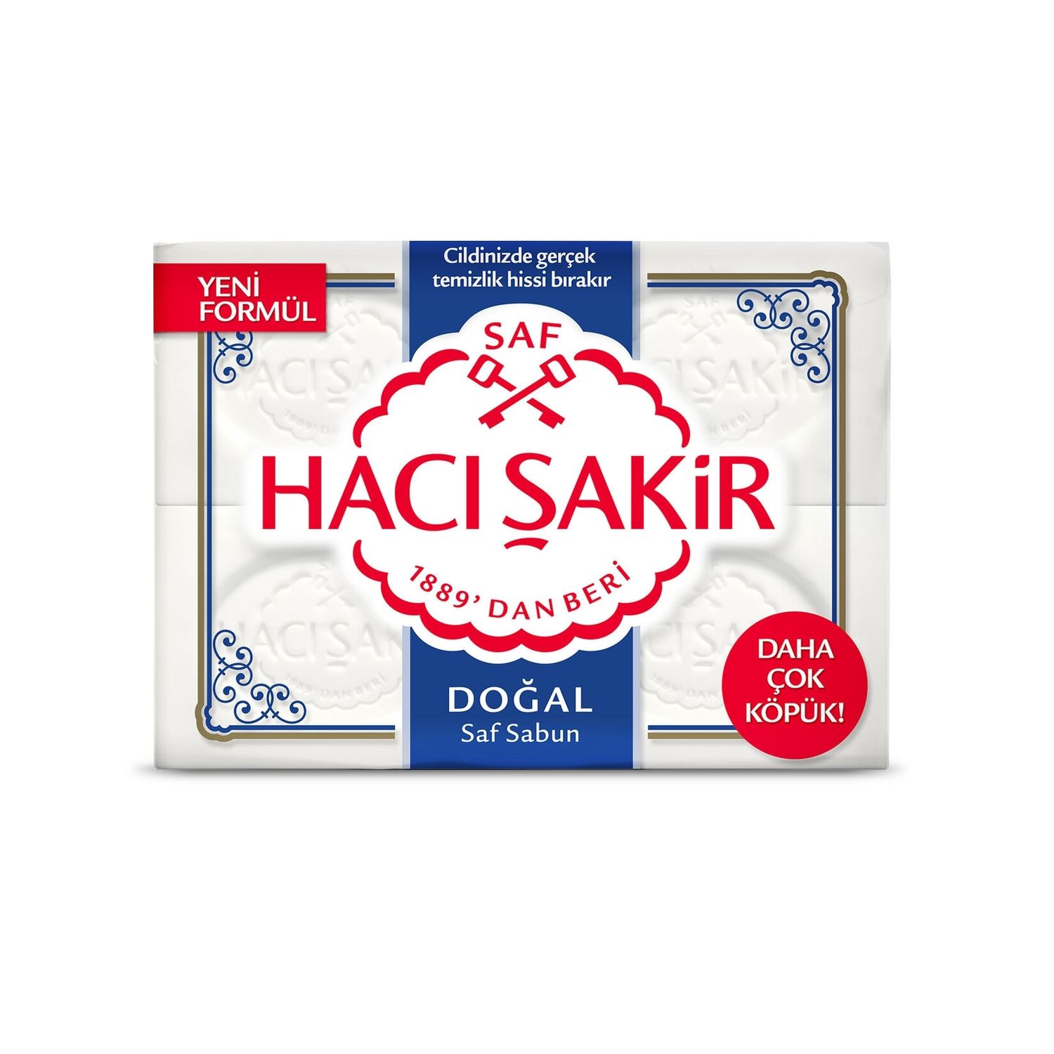 HACI SAKIR Natural Soap 600g (150g x 4pcs)