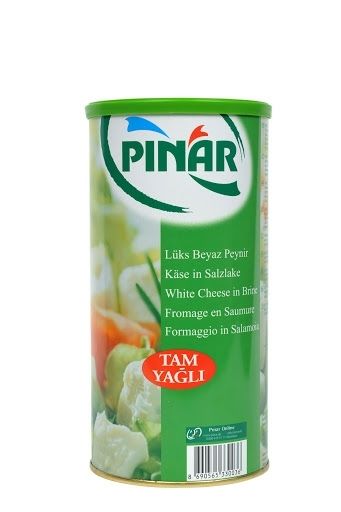 PINAR Full Fat White Cheese Cow Feta 1kg 2.2lb
