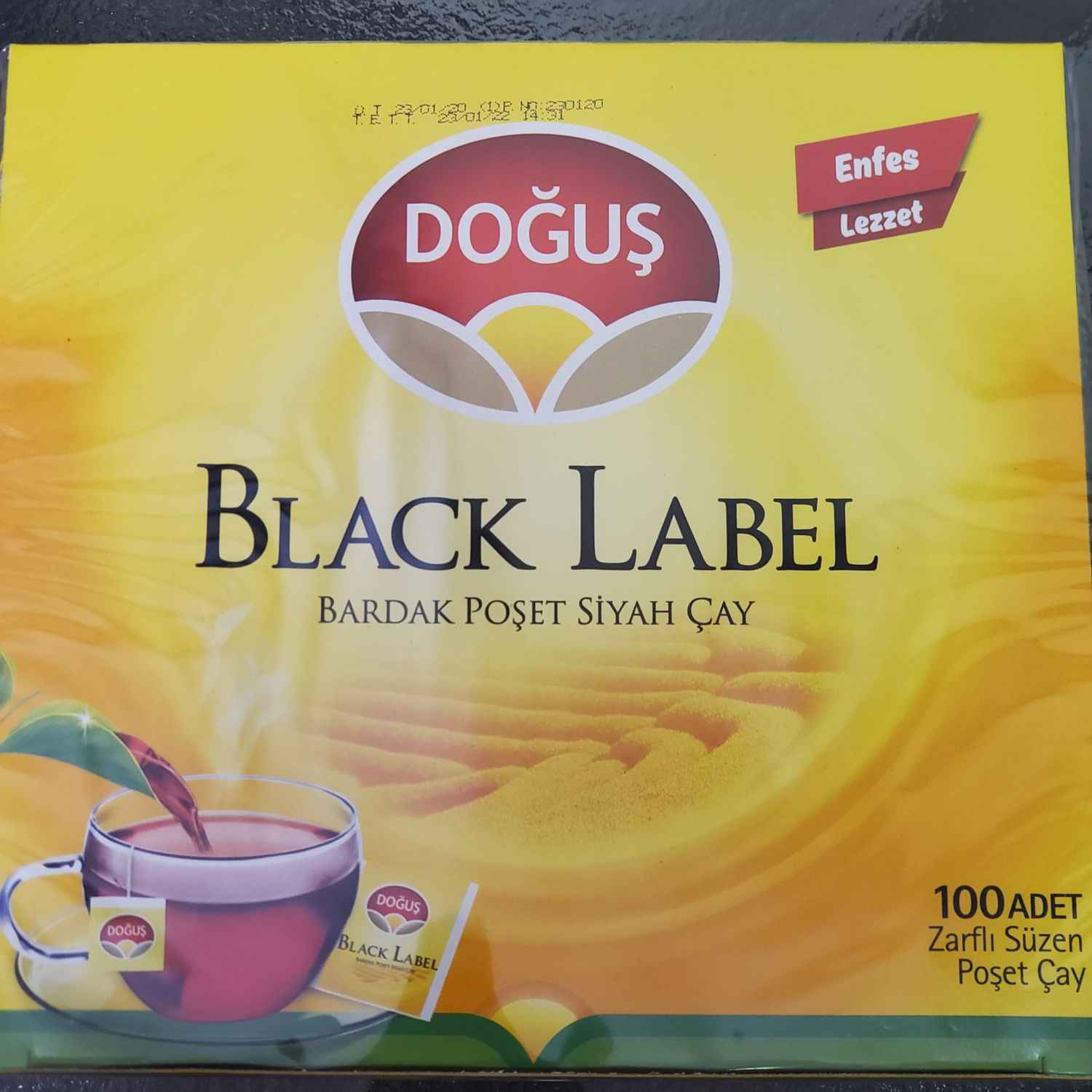 Dogus Black Label Tea Bag 100pcs