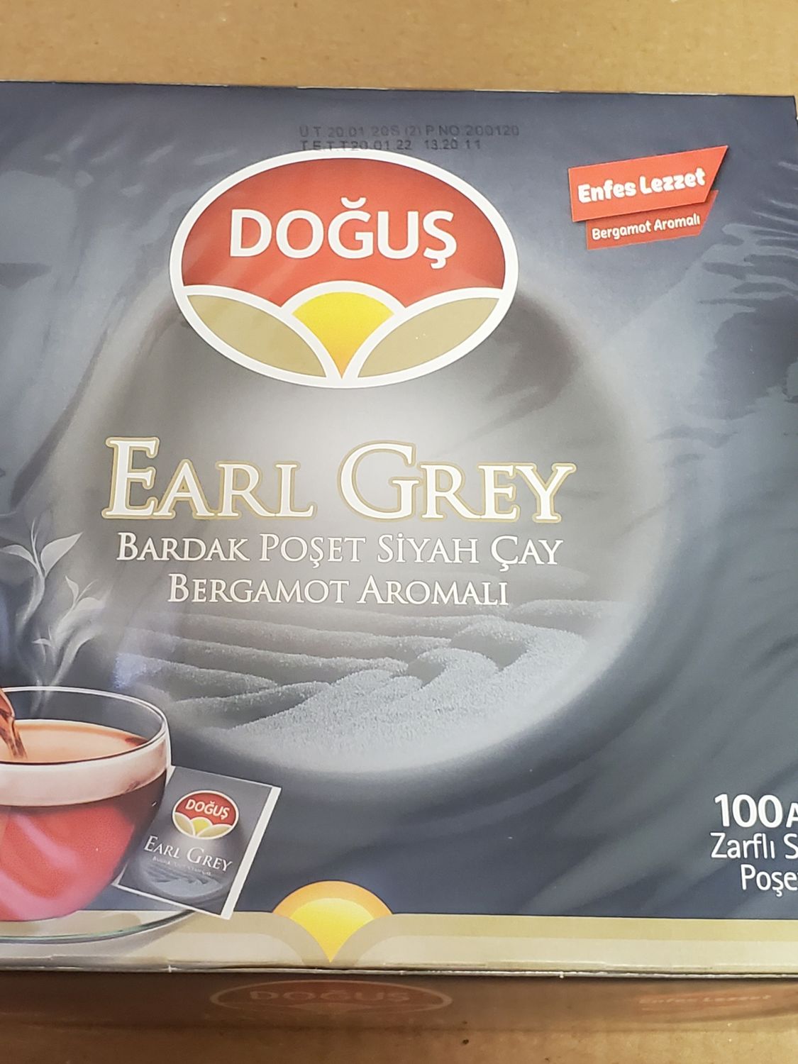 DOGUS Earl Grey Tea Bag 100pcs Bergamot Aromali