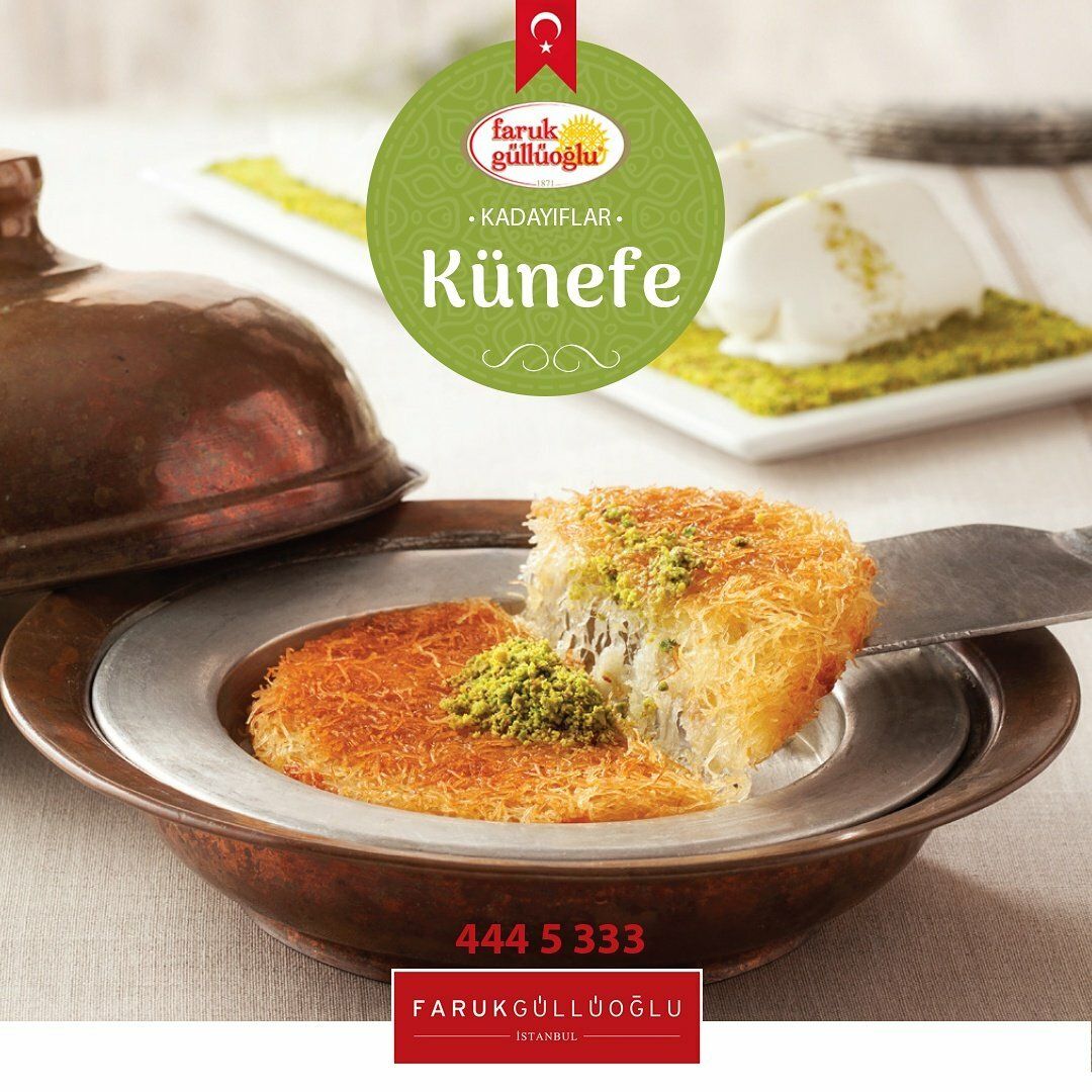 Faruk Gullu Gulluoglu Kunafa 2 Pack With Syrup Kunefe