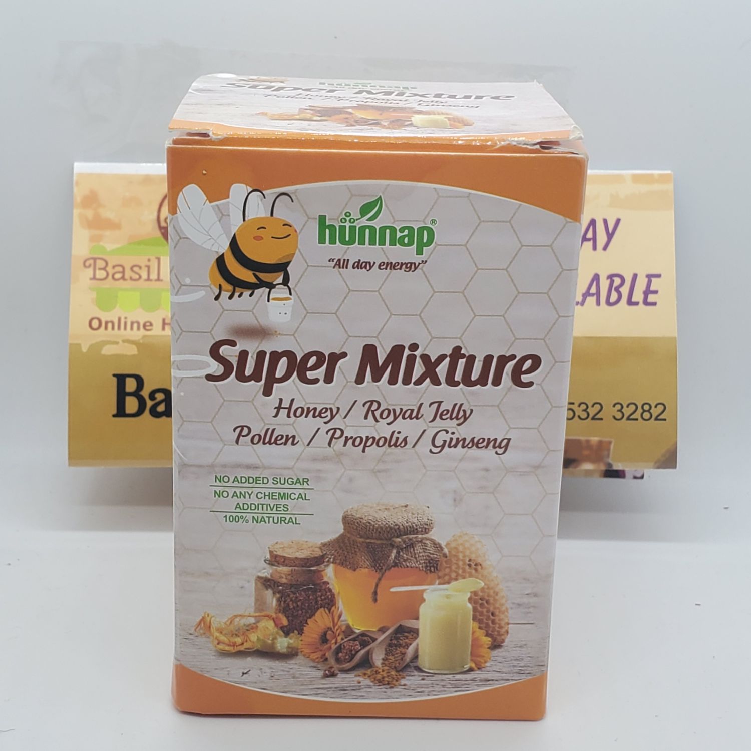 Hunnap Super Mixture Honey - Pollen For All Day Energy 8oz