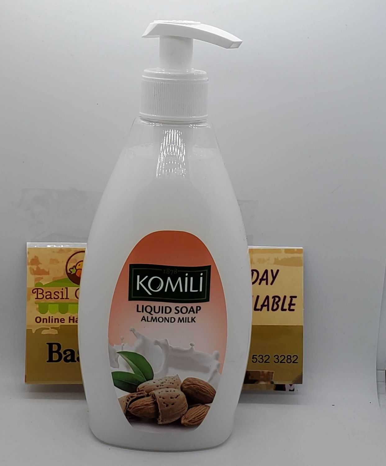 Komilli Liquid Soap - Almond 13 Fl/oz