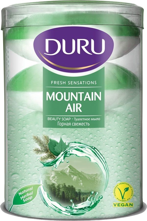 DURU Soap Fresh Sensation Mountain Pvc 110g x4pcs