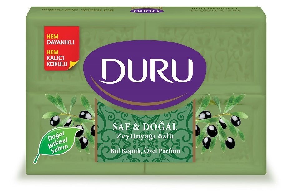 DURU Pure &amp; Natural Olive Oil Soap 150Gx4
