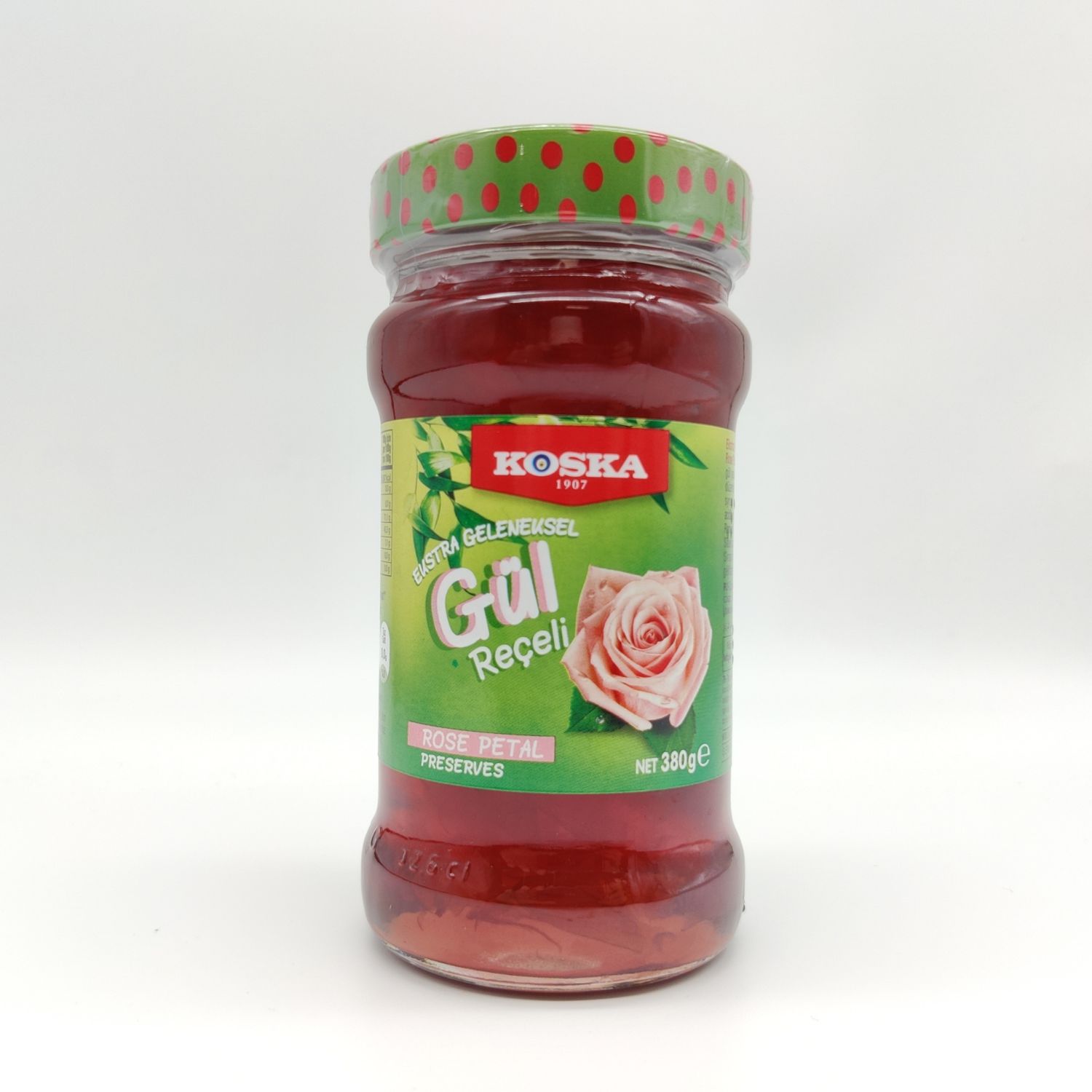 Koska Traditional Rose Jam Preserve Gul Receli 380g