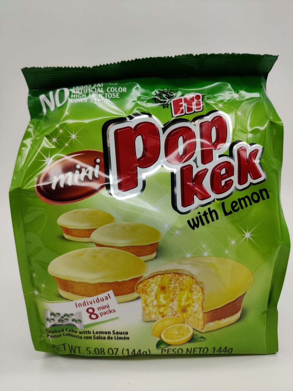 ETI Pop Cake Pop Kek Lemon Mini 144g