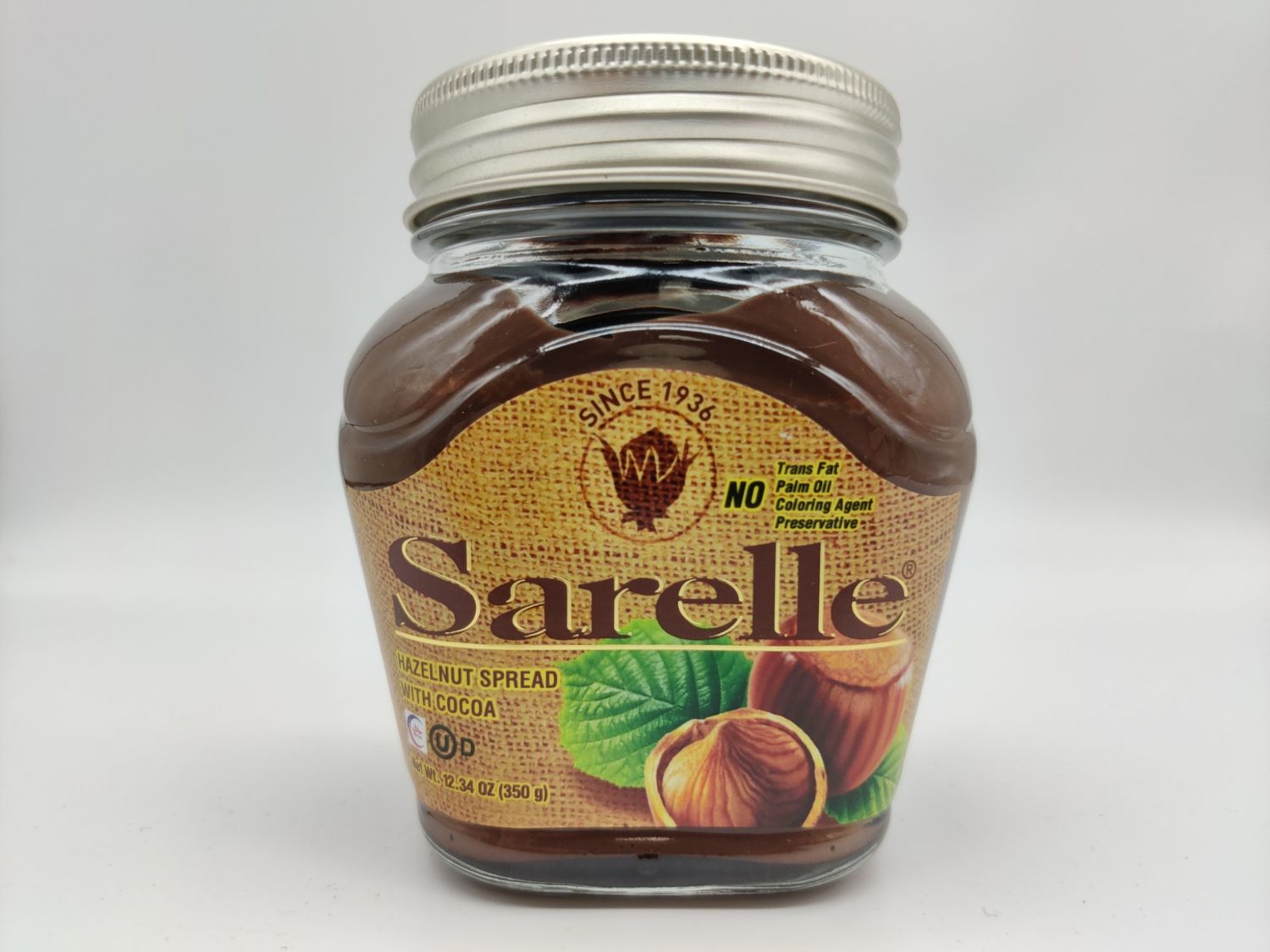 SARELLE Chocolate &amp; Hazelnut Spread 350g Glass
