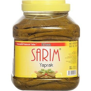SARIM Tokat Salamura Grape Vine Leaves Product Of Turkey 500g