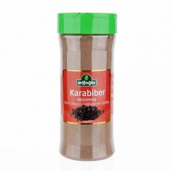 ARIFOGLU Ground Black Pepper Pet Jar 200g