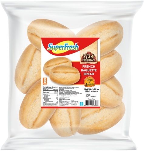 SUPERFRESH French Baguette Bread 37g x 8pcs