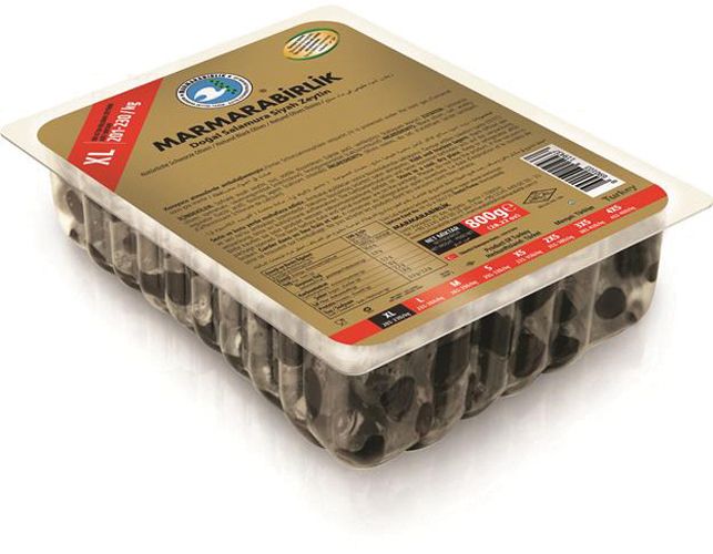 MB Marmara Birlik Gemlik Black Olives XL Mega 800g