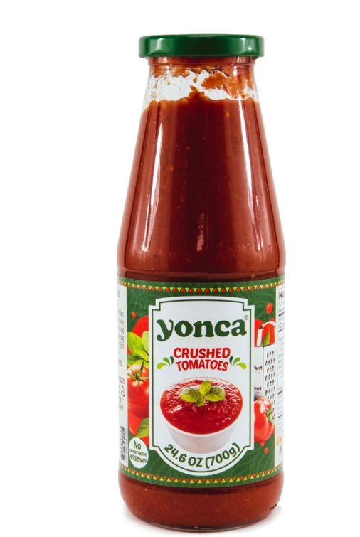 YONCA Crushed Tomatoes 700g 24.6oz Glass