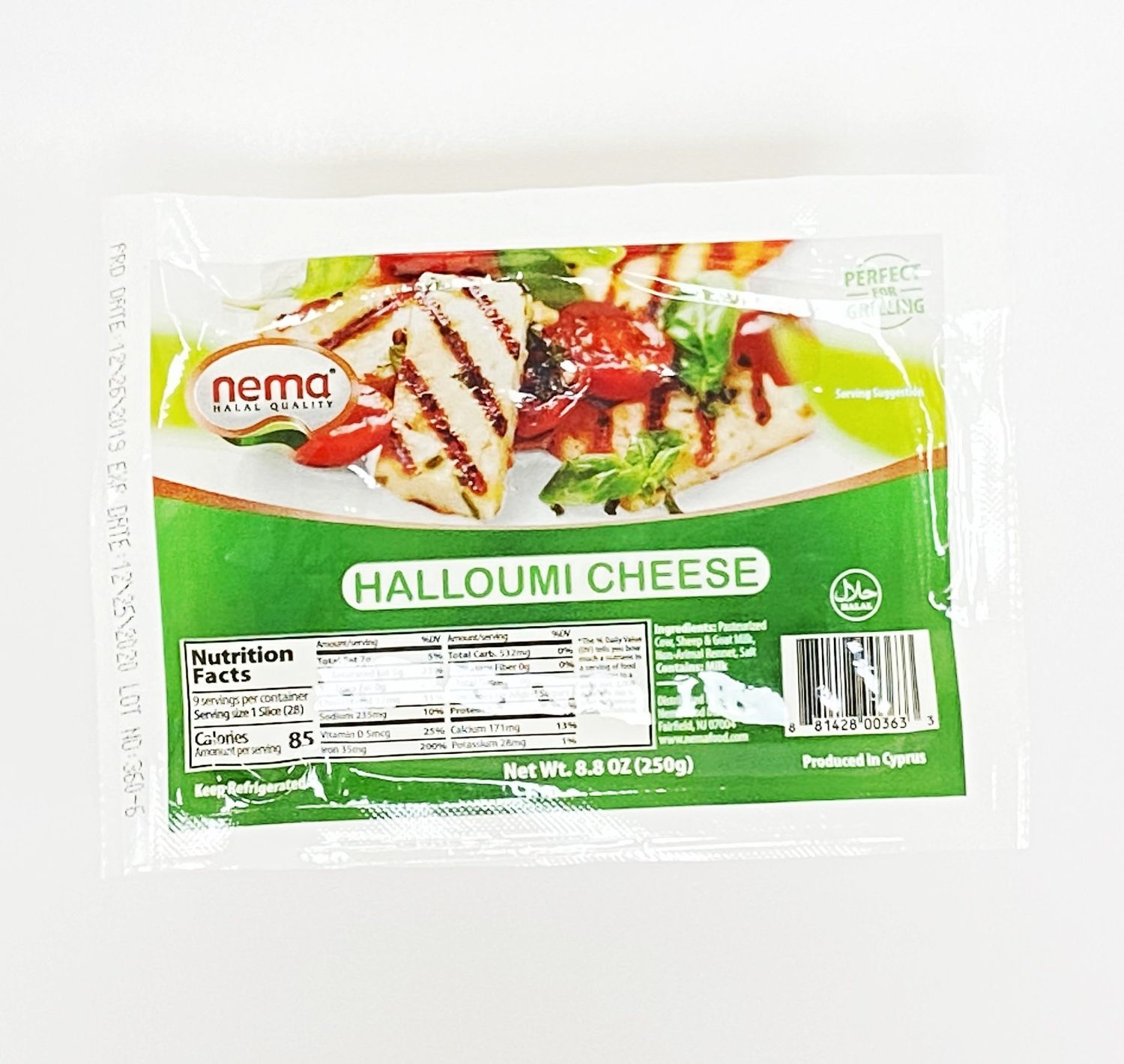 NEMA Halloumi Cheese 8 Ounce