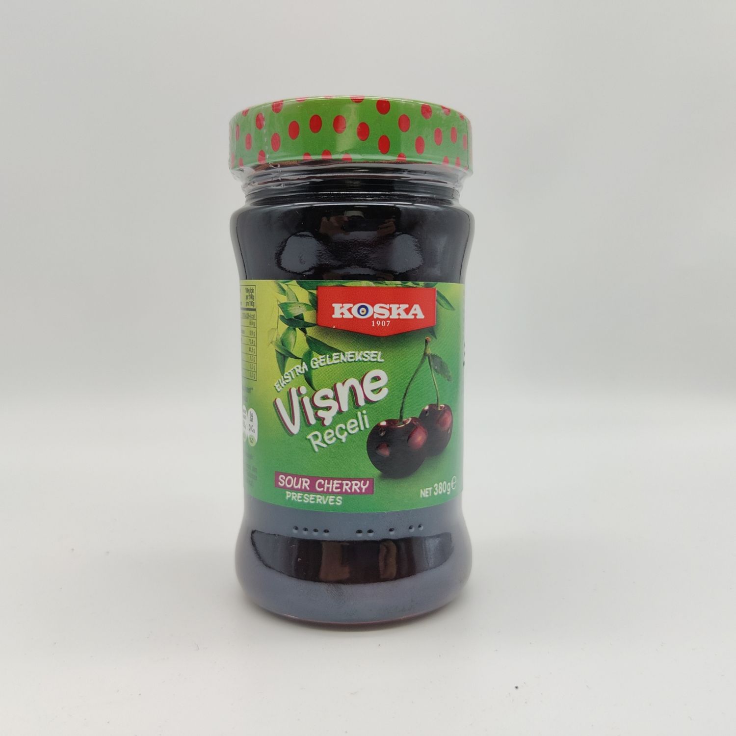 Koska Sour Cherry Preserves Jam (Visne Receli) 380g