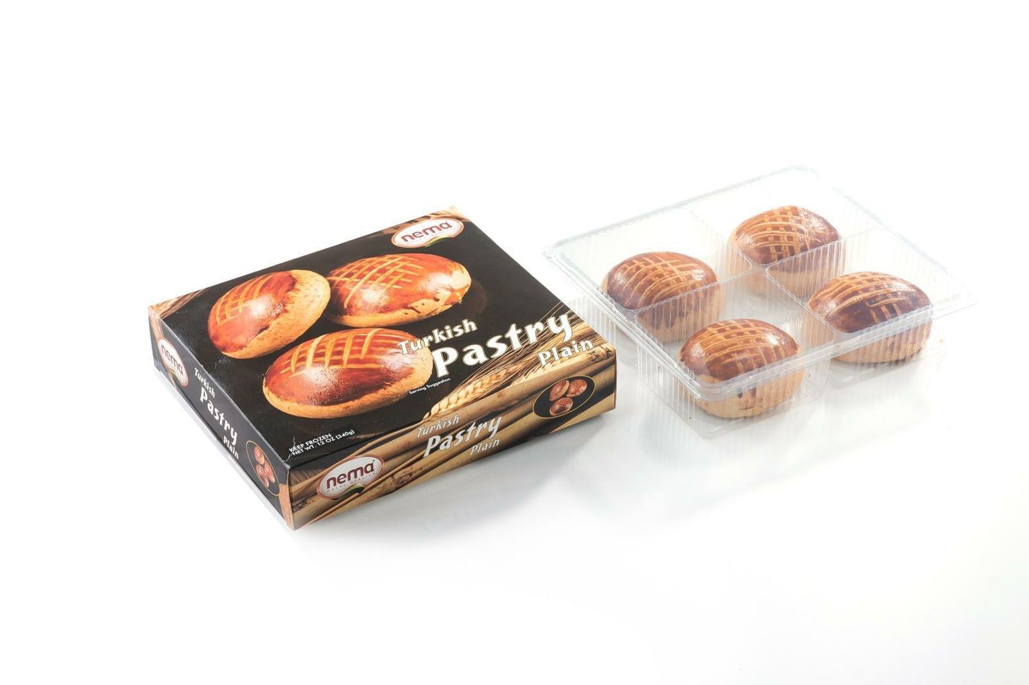 NEMA Turkish Plain Pastry Bun 4pcs