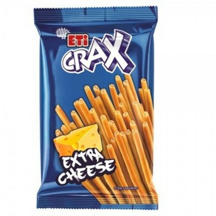 ETI Crax Extra Cheese Stick Cracker 123g