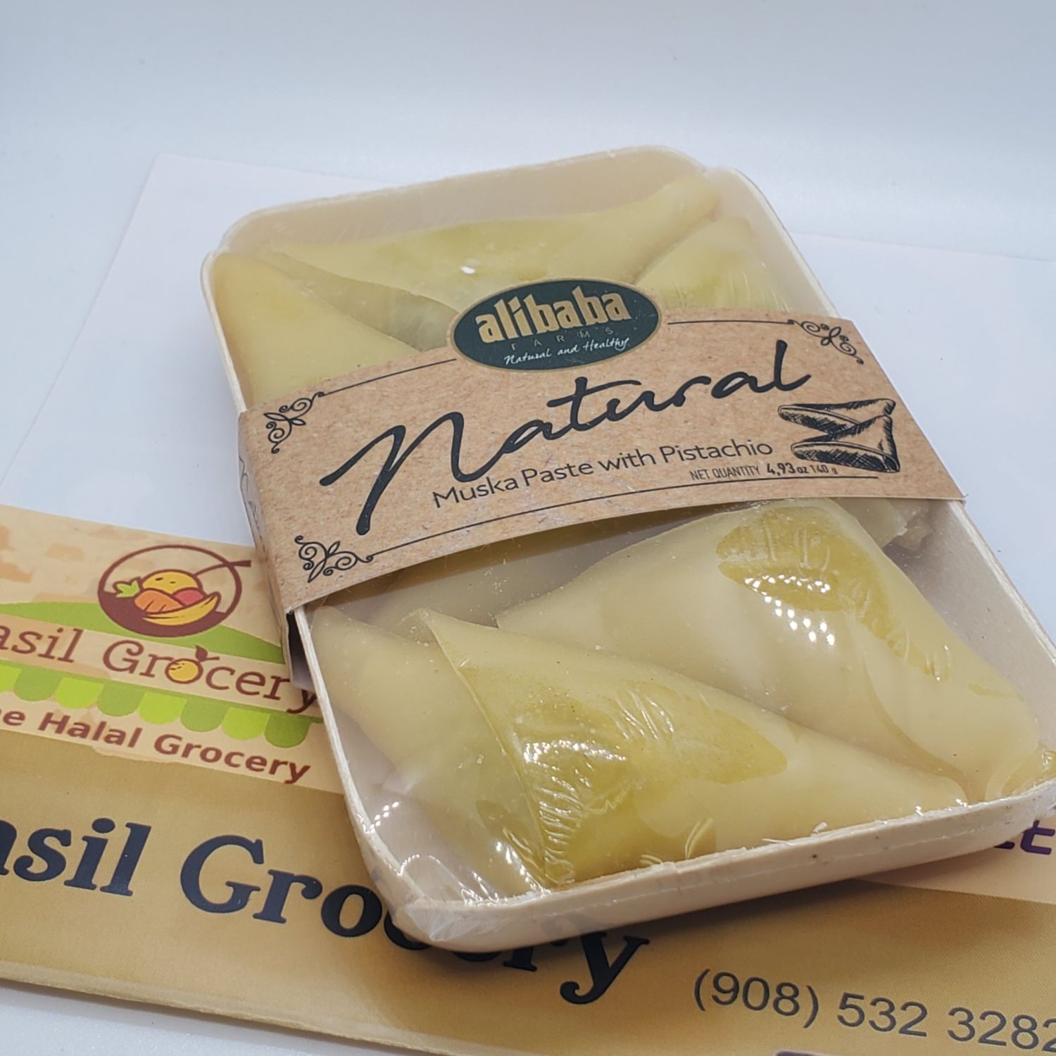 Natural Grape Molases Paste With Pistachios By Alibaba Farm 140g 6pcs