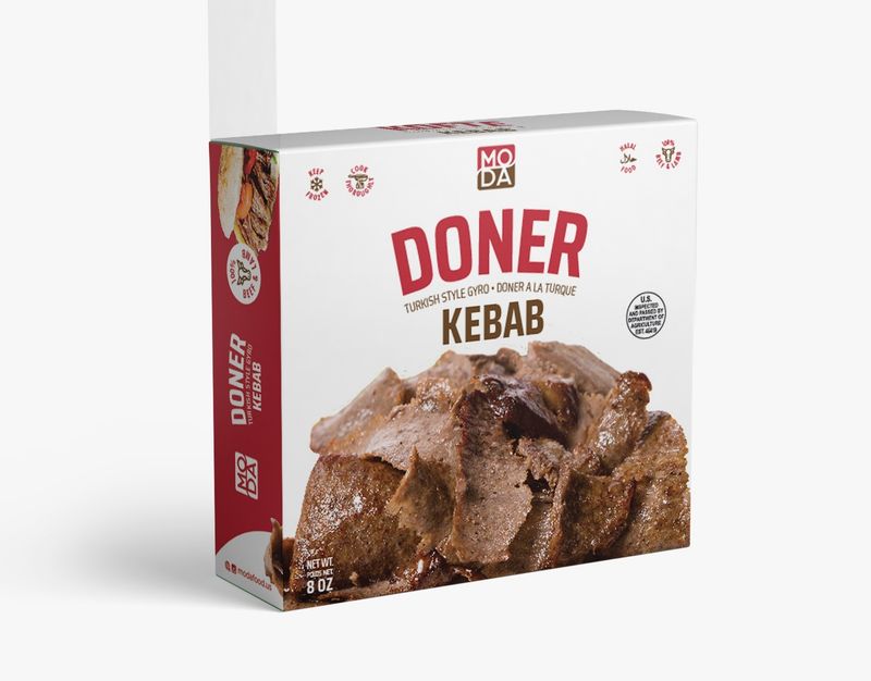 MODA Halal Beef Doner Gyro - Shawarma 8oz