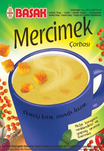 BASAK Instant Soup Lentil 20g - Pack Of 4 (4X20g)