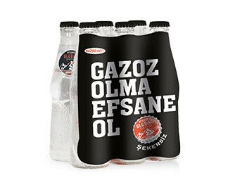 ULUDAG Gazoz Sugar Free 250mL x 6pcs Glass