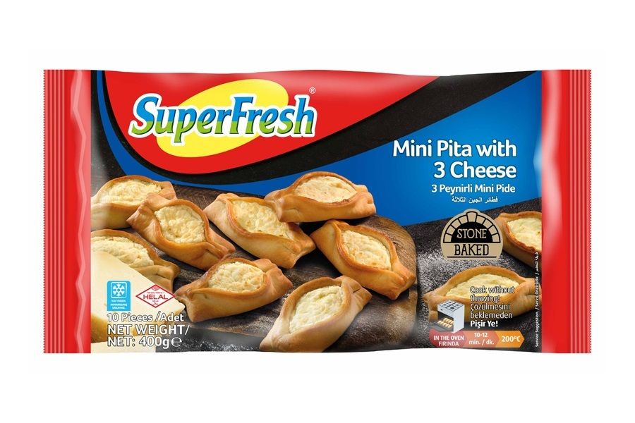 SUPERFRESH Mini Pide With Cheese 400g