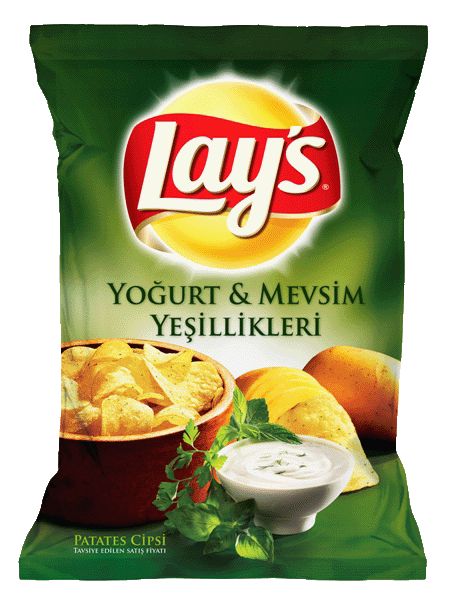 LAYS Yogurt Seasonal Green 105g (Halal)