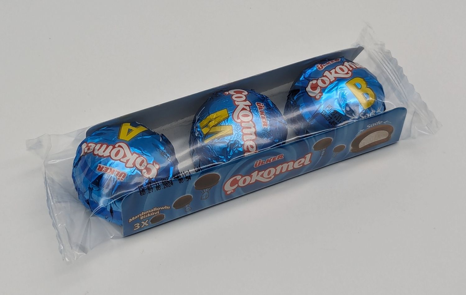 ULKER Cokomel Plain 36g (12g x 3pcs)