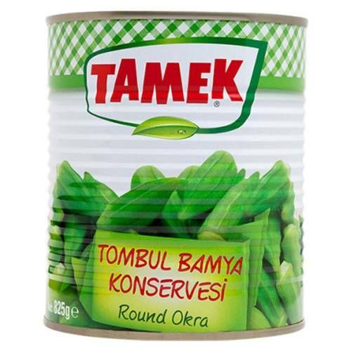 TAMEK Okra Round Bamya 825g Can