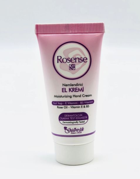 ROSENSE Gulbirlik Nourishing Hand Cream - Rose Cream 75mL- Product Of Turkey