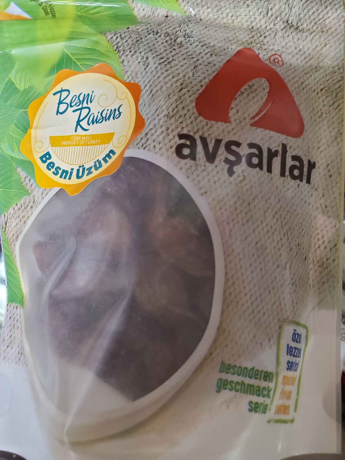 Avsarlar Besni Raisins Kuru Uzum Besni 200g