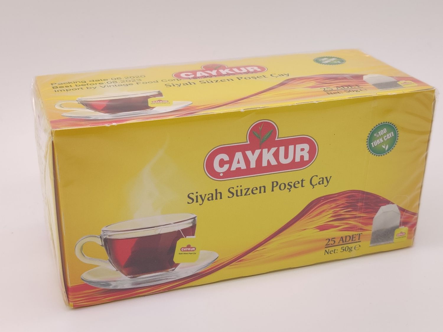 CAYKUR Rize Premium Black Tea Bags 25 Bags