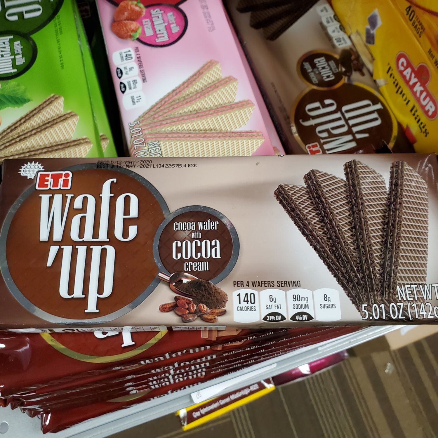ETI Hosbes Wafe Up Cocoa Wafer With Cocoa Cream 142g