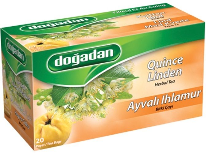 DOGADAN Quince Linden Herbal Tea - Ayvali Ihlamur Bitki Cayi 20TB