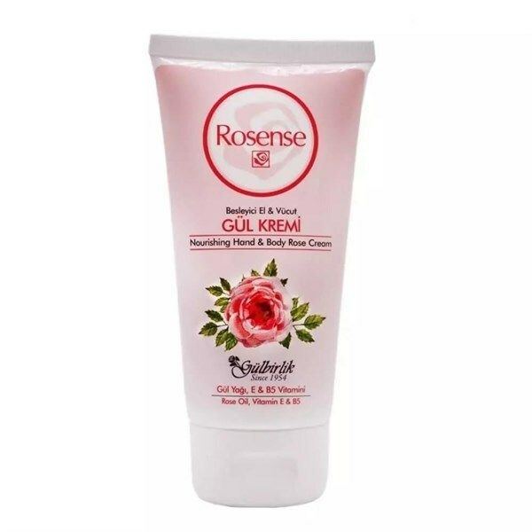 ROSENSE Gulbirlik Nourishing Hand &amp; Body Cream - Rose Cream 75mL - Product Of Turkey