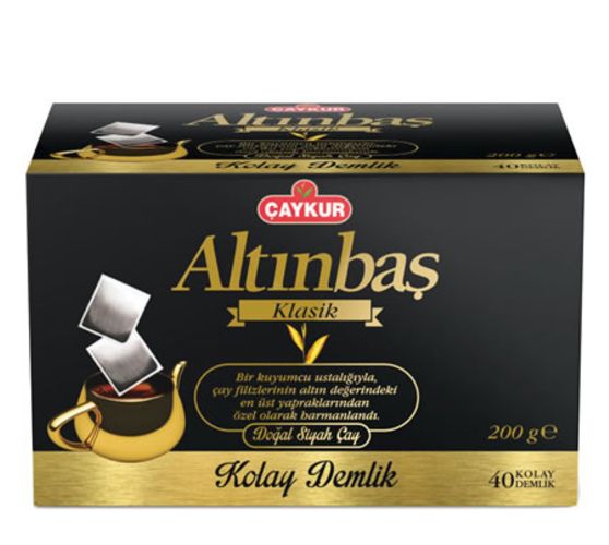 CAYKUR Altinbas Demlik Poset Tea Bag 40Tb 200g