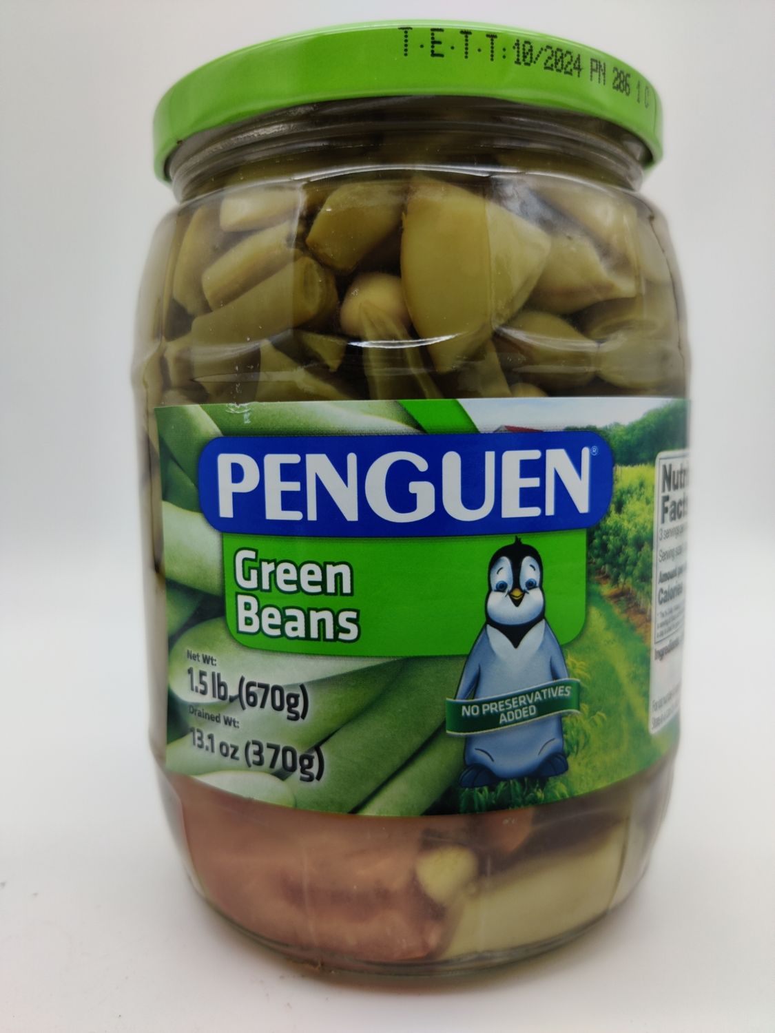 PENGUEN Green Beans (Taze Fasulye) (Glass) 670g