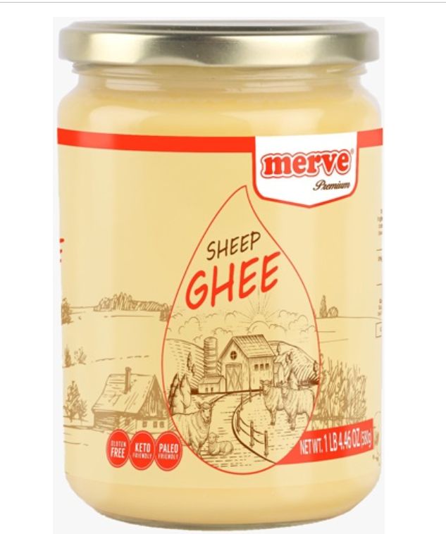 MERVE Sheep Ghee (Sade Koyun Yag) 580g Glass