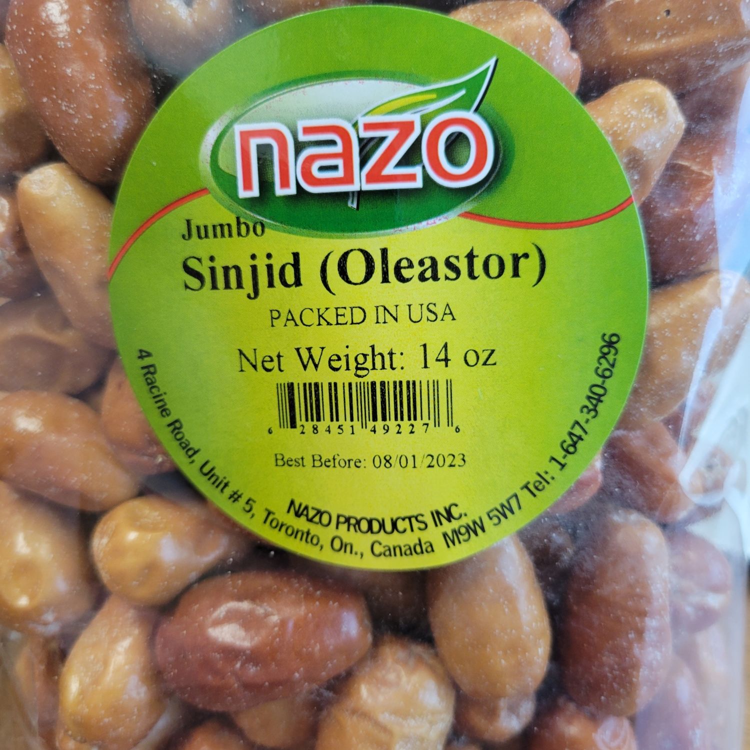 Nazo Taze Igde Dried Oleaster Sinjid 14oz Large