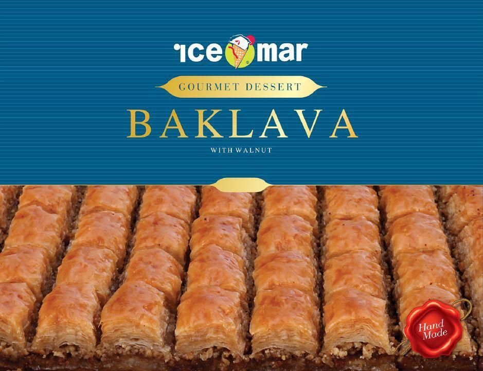 Mado ICE-MAR Baklava With Walnut 1lb - Cevizli Baklava By Mado