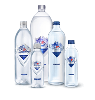 Uludag Premium Spring Water 1L Plastic