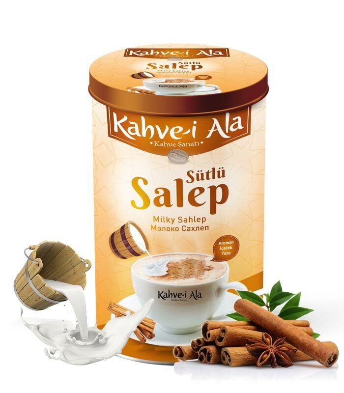 Kahve-i Ala Sutlu Salep 500g Salep Sahlep Drink