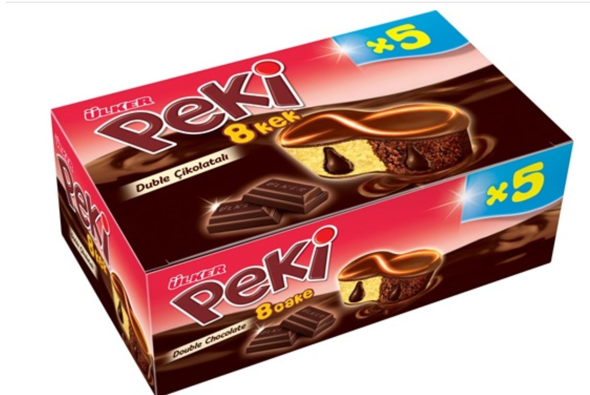 ULKER Peki 8 Cake Double Chocolate 5pcs 210g
