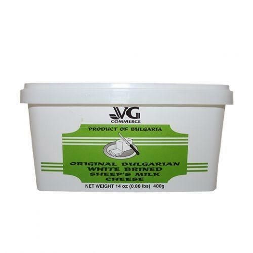 Vg Bulgarian Feta Cheese, White Brined Sheep's Milk Cheese (Sirene) 908g Plastic